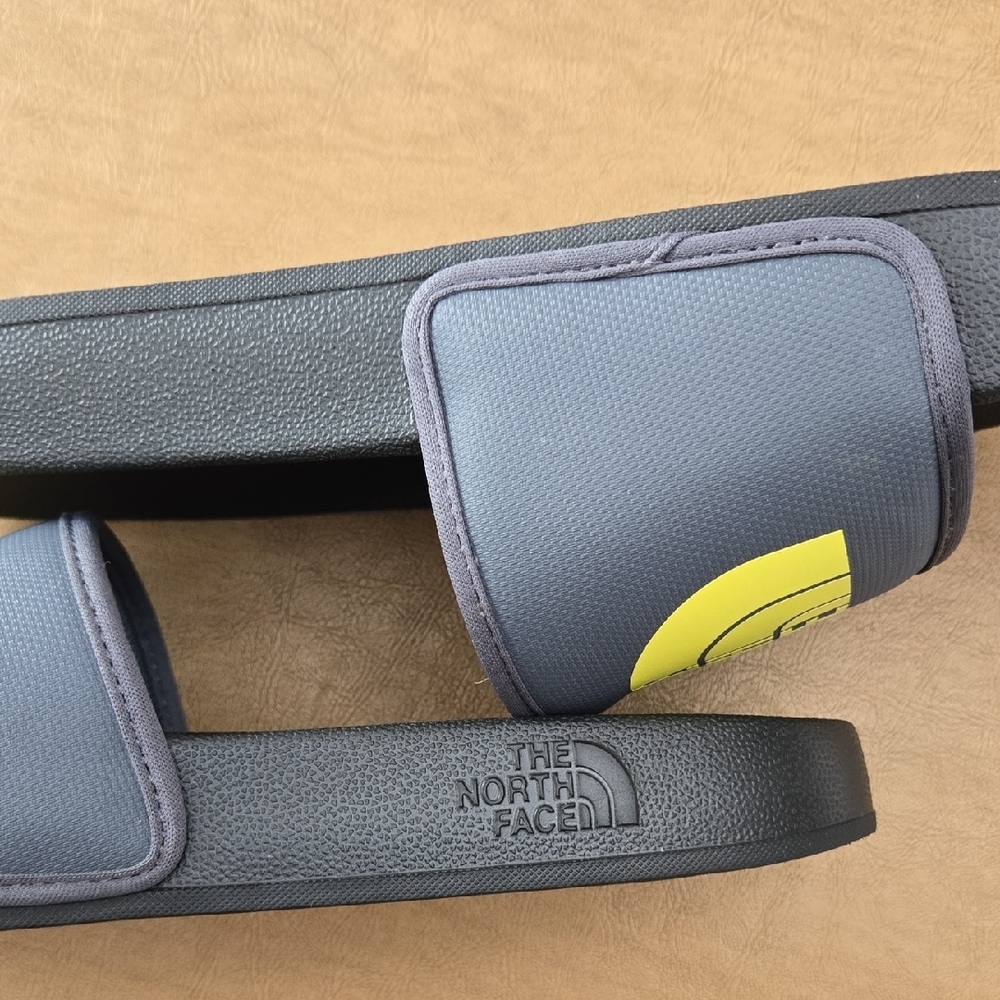 The North Face Black Slides with Yellow Logo, Men's Size 11 - Picture 7 of 9